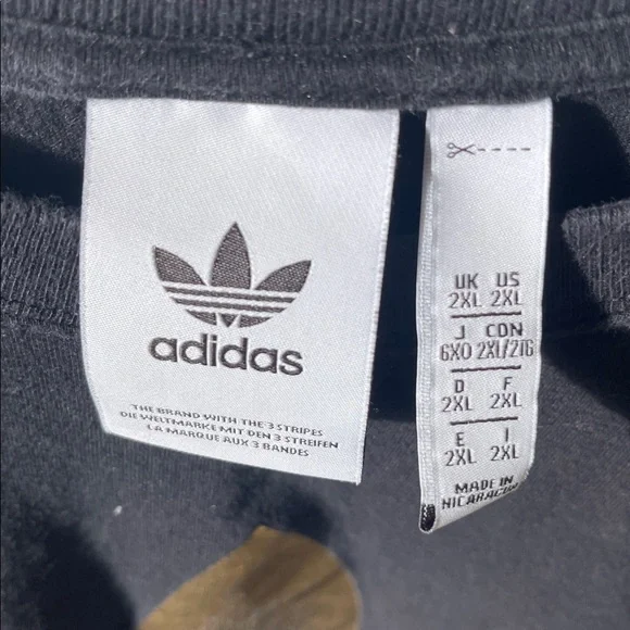 Adidas Originals gold metallic tre-foil tee shirt - Picture 5 of 5